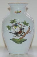 Rothschild mintás kézzel festett Herendi porcelán váza / handpainted chinaware Herend vase 16 cm