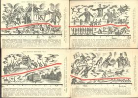 Magyar Sors - 10 darabos régi képeslap-sorozat