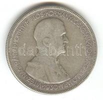 1930. 5P Ag "Horthy jobbra" T:3