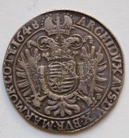 1648. Tallér Ag "III. Ferdinánd" Körmöcbánya (28.33g) T:2,2-
Hungary 1648. Thaler Ag "...