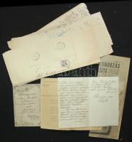 1878-1926 cca. 8db  Vegyes okmánytétel: Régi közlönyök, újság, cselédkönyv és egyéb dokumentumok