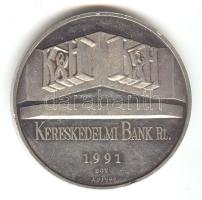 1991. Kereskedelmi Bank Rt. Ag(999) emlékérem (31,47g/42mm) szign.: BGY T:exPP ph.