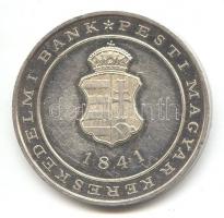 1991. Kereskedelmi Bank Rt. Ag(999) emlékérem (31,47g/42mm) szign.: BGY T:exPP ph