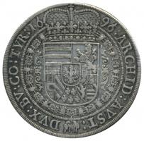 Ausztria 1696. Tallér Ag "I. Lipót" Hall (28.33g) T:2-,2 / 
Austria 1696. Thaler Ag "...