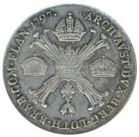 Ausztria / magyar verdejel 1797. Korona Tallér Ag "Ferenc" Körmöcbánya (29.53g) T:2- / 
Au...