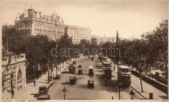 London Thames embankment