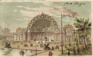 Paris 1900 Expo Russo-Asian Pavilion hold to light litho