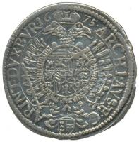 Ausztria 1675G-S. 15Kr Ag "Lipót" Sankt Veit (5.8g) T:2-,2 / 
Austria 1675G-S. 15 Kreuzer ...