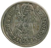 1676. XVKr Ag "Lipót" Körmöcbánya (6.1g) T:2 patina /  Hungary 1676. XV Kreuzer Ag "Leopold" Kremnitz (6.1g) C:XF patina Huszár: 1423., Unger II.: 1058.