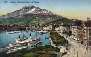 Luzern port, steamship (wet damage)