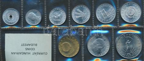 1981. 2f-10Ft 9db klf érmés forgalmi sor fóliatokban T:1