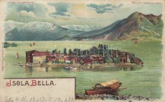 Isola Bella hold to light litho