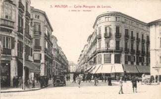 Malaga Marques de Larios street (cut)