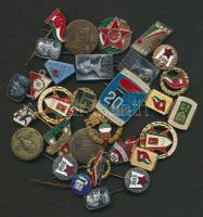 31db jelvény, kitűző, főleg a szocializmus idejéből T:vegyes