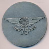 Lapis András: 1977. "IBUSZ 75" fém emlékérem (60mm) T:2 ph