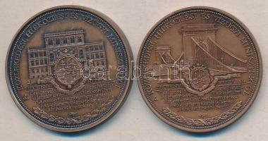 1991. Széchényi István születésének 200. évfordulójára kiadott 2db "Lánchíd" + "M.T.A...