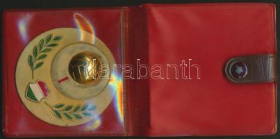 1976-77. Magyar Népköztársaság Labdarúgó Bajnoksága / NB I. osztály tartalék" díjérem (68mm) er...