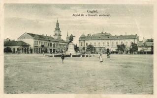 Cegléd Árpád tér, Kossuth-szobor