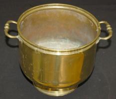 Régi réz kaspó 16cm magas