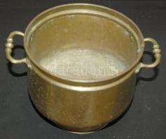 Régi réz kaspó 15cm magas