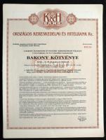 Székesfehérvár 1987. K&H Bank - A Bakony Élelmiszer és Vegyiáru Kereskedelmi Vállalat Bakony kötvénye 10.000Ft-ról (20x) egymás utáni és egyugrású sorszámok közte