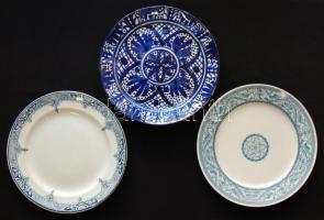 3db klf porcelán tányér (d:26cm)