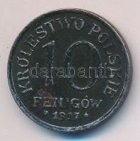 Lengyelország 1917FF. 10F T:2-,3 Poland 1917FF 10 Fenigow C:VF,F