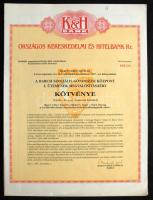 Barcs 1987. K&H Bank - A Barcsi Szociális Gondozási Központ I. ütemének Megvalósításáért kötvénye 50.000Ft-ról (3x) egymás utáni sorszámmal + Budapest 1987. Az Egyetértés ÁFÉSZ Hajdúdorog 6 éves lejáratú kötvénye 10.000Ft-ról