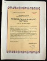 Nagykanizsa 1986. A Kanizsa Bútorgyár érdekeltségialap-kiegészítő kötvénye" 10.000Ft-ról (37x) közte egymás utáni sorszámúak