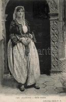 Algerian folklore, woman in national costume (EK)