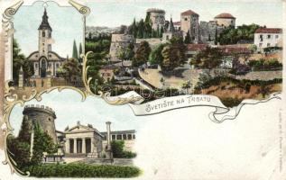 Fiume Trsat hill litho (EB)