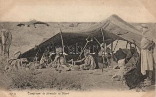 Arabian folklore, nomad camp in the desert