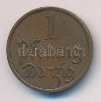 Német Államok / Frei Stadt Danzig 1937. 1pf T:2 /  German States / Frei Stadt Danzig 1937. 1 Pfennige C:XF