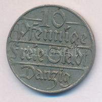 Német Államok / Frei Stadt Danzig 1923. 10pf  T:2- /  German States / Frei Stadt Danzig 1923. 10 Pfennige C:VF