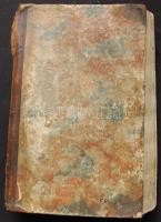 cca 1650 Novoszel Antal-Werbőczy István: Négyeskönyv (Quadripartium) a Werbőczy-féle Hármaskönyv (Tripartium) bővített változata latinul. 646 kézzel beírt oldal tárgymutatóval, tartalomjegyzékkel. A vízjelek alapján a Felvidéken íródott. Megviselt félbőr kötésben, ázás-nyommal. /  cca 1650 Hand written issue of the Quadripartium in Latin. The Quadripartium, edited in the end of XVI. century included the full Hungarian law. 646 hand-written pages. In damaged half-leather binding with stain of water. According to the watermarks it was written in Slovakia 22x32 cm