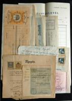 1900-as évek elejétől: elismervények, csekkek, nyugták, összesen 21db