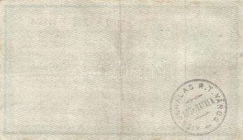 1918. 25K "3000" feletti sorozat, hullámos hátlap + "Kiskunhalas R.t. Város - Adóhiva...