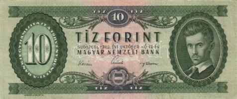 1915. 10K "MAGYARORSZÁG" felülbélyegzéssel + 1962. 10Ft + 1969. 10Ft + 1975. 20Ft + 1986. ...
