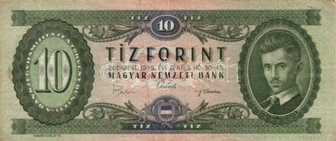 1915. 10K "MAGYARORSZÁG" felülbélyegzéssel + 1962. 10Ft + 1969. 10Ft + 1975. 20Ft + 1986. ...