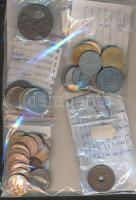 Kis vegyes világpénz tétel, Európai és Ázsiai országokból, köztük jobb darabokkal, összesen 52db T:vegyes Mixed world coins from European and Asian countries with good ones, all 52pcs C:mixed