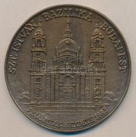 1983. "Szent István Bazilika felújítása" öntött Br emlékérem (d=82mm) Szign.:PAX T:2