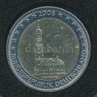 Németország 2008. 2€ "Hamburg St. Michel templom" T:2
Germany 2008. 2 Euro &quot...