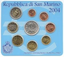 San Marino 2004. 1c,2c,5c,10c,20c,50c,1€,2€,5€ Ag(925) "Bartolome...