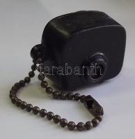 cca. 1970 mini tv dianéző erotikus képpel /
mini TV-shaped fixed slide with erotic picture 2,5 cm