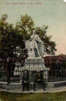 Eger Szent István szobra a várban (EM)