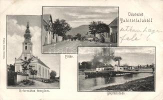 Tahitótfalu hajóállomással (fa)