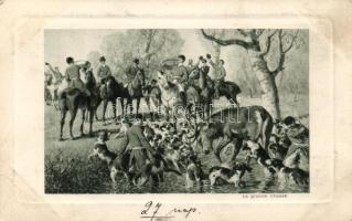 Hunters, hounds (EB)