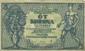 1919. 5K "Osztrák-Magyar Bank..." T:III