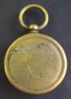 cca 1930 Réz zsebiránytű /
Copper compass d: 2cm