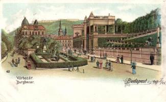 Budapest I. Várbazár litho (EK)